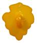 Preview: Bottone per bambini come uva in giallo scuro 18 mm 0,47 inch